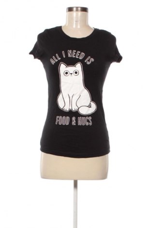 Γυναικείο t-shirt Cropp, Μέγεθος XS, Χρώμα Μαύρο, Τιμή 9,21 €