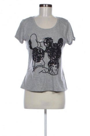 Γυναικείο t-shirt Disney, Μέγεθος M, Χρώμα Γκρί, Τιμή 8,70 €