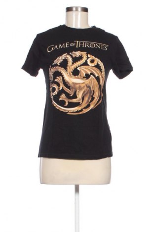 Γυναικείο t-shirt Game of Thrones, Μέγεθος S, Χρώμα Μαύρο, Τιμή 8,75 €