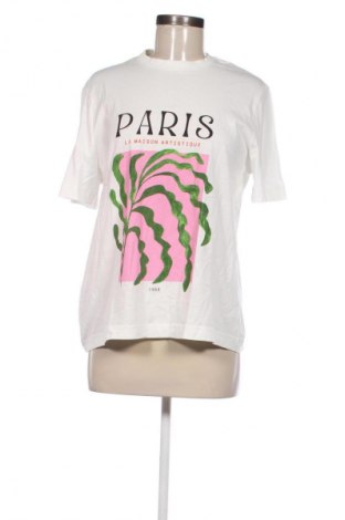 Damski T-shirt H&M, Rozmiar S, Kolor Biały, Cena 55,99 zł