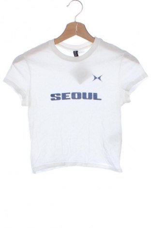 Γυναικείο t-shirt H&M Divided, Μέγεθος XXS, Χρώμα Λευκό, Τιμή 8,75 €
