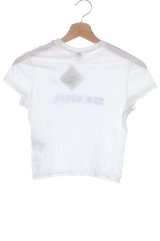 Γυναικείο t-shirt H&M Divided, Μέγεθος XXS, Χρώμα Λευκό, Τιμή 8,75 €