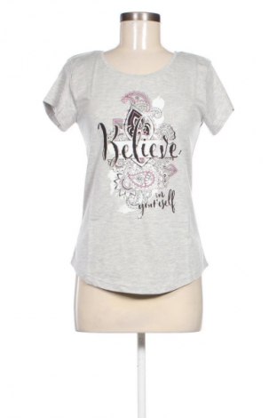 Γυναικείο t-shirt Jean Pascale, Μέγεθος S, Χρώμα Γκρί, Τιμή 8,75 €