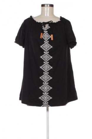 Γυναικείο t-shirt John Baner, Μέγεθος M, Χρώμα Μαύρο, Τιμή 8,99 €