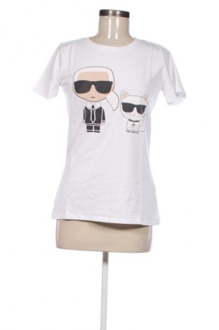Női póló Karl Lagerfeld, Méret M, Szín Fehér, Ár 25 099 Ft