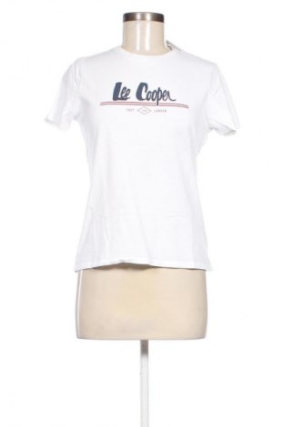Γυναικείο t-shirt Lee Cooper, Μέγεθος M, Χρώμα Λευκό, Τιμή 9,14 €