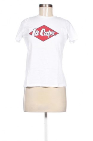 Γυναικείο t-shirt Lee Cooper, Μέγεθος M, Χρώμα Λευκό, Τιμή 9,14 €
