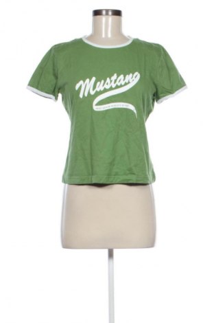 Damen T-Shirt Mustang, Größe M, Farbe Grün, Preis 15,99 €