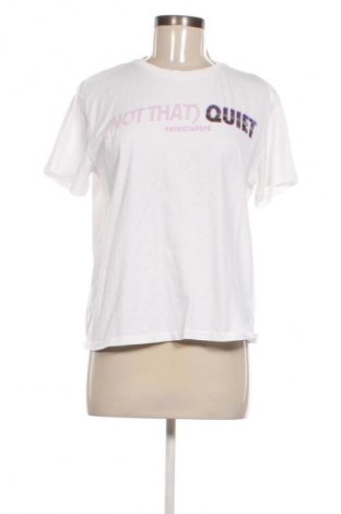 Damen T-Shirt Patrizia Pepe, Größe M, Farbe Weiß, Preis 34,78 €