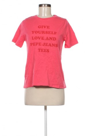 Damen T-Shirt Pepe Jeans, Größe S, Farbe Rosa, Preis 13,82 €