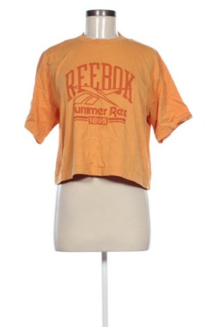 Γυναικείο t-shirt Reebok, Μέγεθος M, Χρώμα Πορτοκαλί, Τιμή 15,99 €