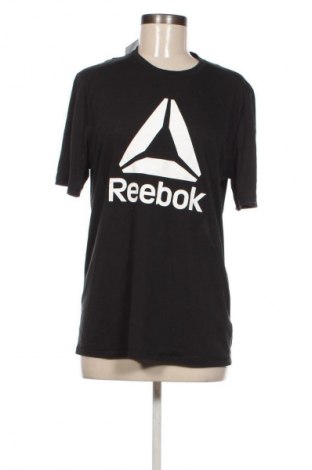 Γυναικείο t-shirt Reebok, Μέγεθος M, Χρώμα Μαύρο, Τιμή 15,99 €