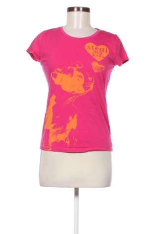 Γυναικείο t-shirt Replay, Μέγεθος S, Χρώμα Ρόζ , Τιμή 17,36 €
