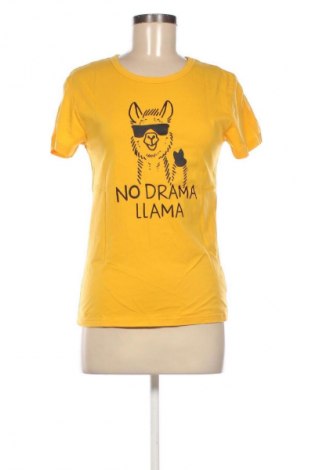 Γυναικείο t-shirt SHEIN, Μέγεθος S, Χρώμα Κίτρινο, Τιμή 8,70 €