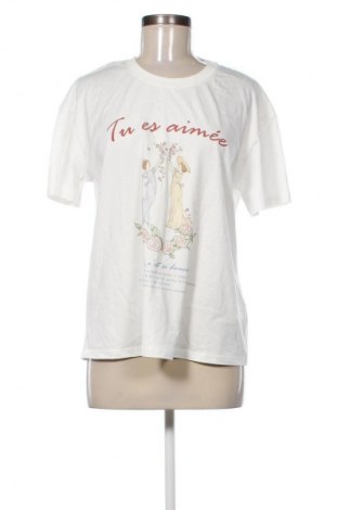 Tricou de femei Simple Retro, Mărime L, Culoare Alb, Preț 44,74 Lei