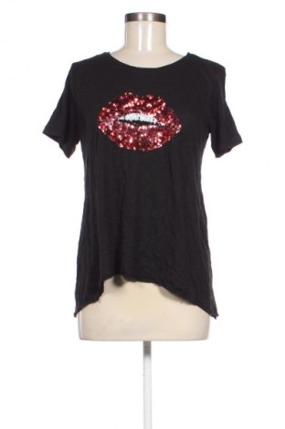 Damen T-Shirt Stradivarius, Größe L, Farbe Schwarz, Preis 8,70 €