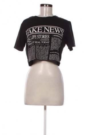 Damski T-shirt Tally Weijl, Rozmiar M, Kolor Czarny, Cena 40,45 zł