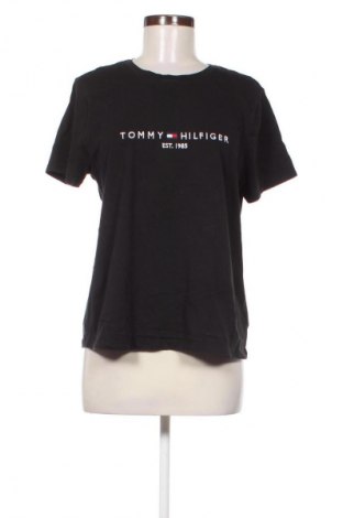 Damen T-Shirt Tommy Hilfiger, Größe L, Farbe Schwarz, Preis 17,36 €