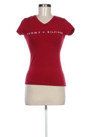 Dámské tričko Tommy Hilfiger, Velikost S, Barva Červená, Cena  509,00 Kč