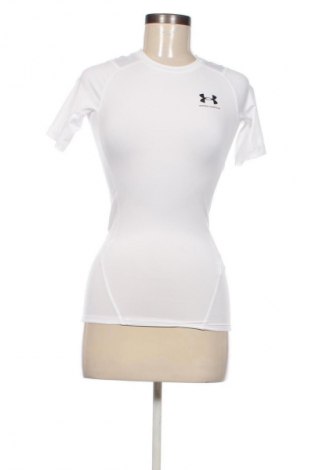 Γυναικείο t-shirt Under Armour, Μέγεθος XS, Χρώμα Λευκό, Τιμή 17,99 €