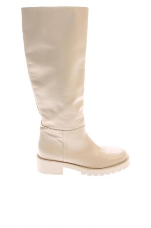 Damskie kozaki Zara, Rozmiar 40, Kolor ecru, Cena 459,99 zł