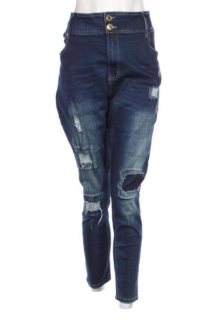 Damskie jeansy City Chic, Rozmiar XXL, Kolor Niebieski, Cena 51,99 zł