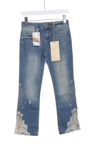 Dámske džínsy  Desigual, Veľkosť XS, Farba Modrá, Cena  88,05 €