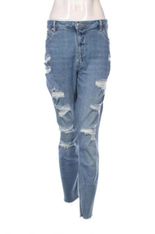Dámske džínsy  H&M, Veľkosť XXL, Farba Modrá, Cena  14,83 €