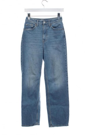 Dámske džínsy  H&M, Veľkosť XS, Farba Modrá, Cena  14,83 €