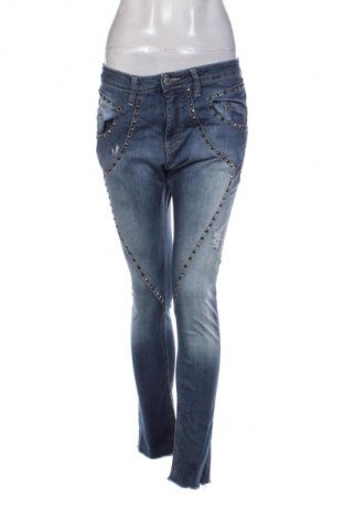 Blugi de femei Please, Mărime M, Culoare Verde, Preț 197,00 Lei