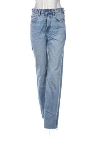 Blugi de femei Pull&Bear, Mărime S, Culoare Albastru, Preț 142,50 Lei
