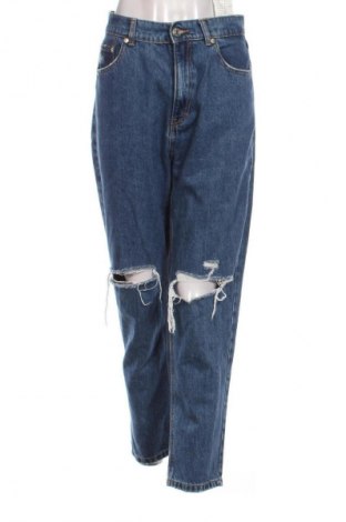Blugi de femei Pull&Bear, Mărime L, Culoare Albastru, Preț 76,32 Lei