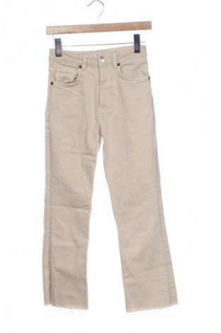 Női farmernadrág Zara, Méret XS, Szín Bézs, Ár 5 396 Ft