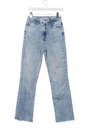 Дамски дънки Zara, Размер XS, Цвят Син, Цена 38,00 лв.