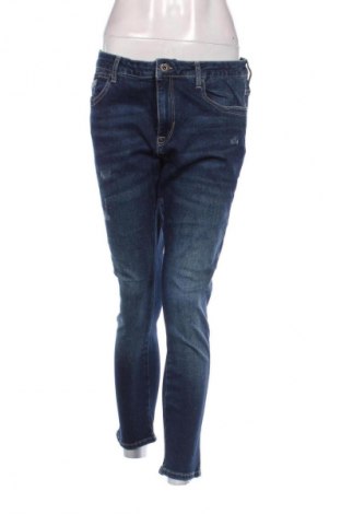 Blugi de femei Zara, Mărime XL, Culoare Albastru, Preț 71,05 Lei