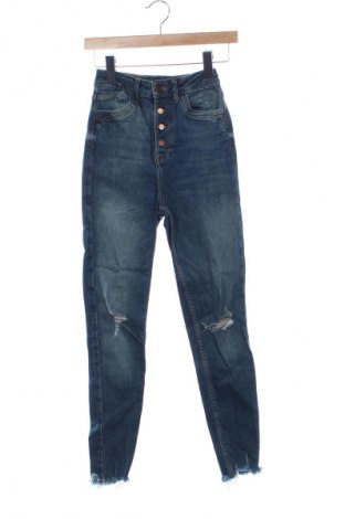 Blugi de femei Zara, Mărime XS, Culoare Albastru, Preț 71,00 Lei