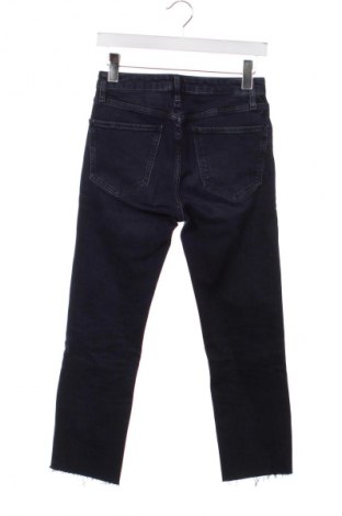 Blugi de femei Zara, Mărime XS, Culoare Albastru, Preț 151,45 Lei