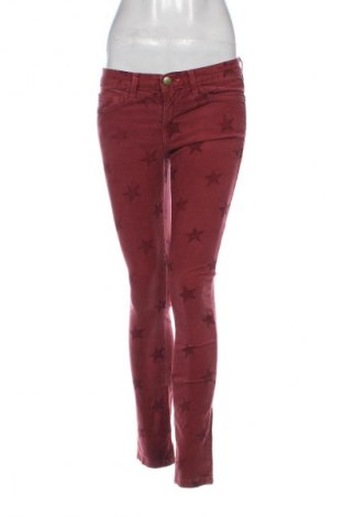 Pantaloni de velvet de femei Current/Elliott, Mărime M, Culoare Roșu, Preț 271,30 Lei