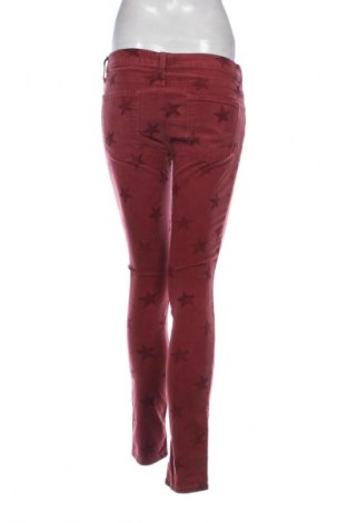 Pantaloni de velvet de femei Current/Elliott, Mărime M, Culoare Roșu, Preț 271,30 Lei