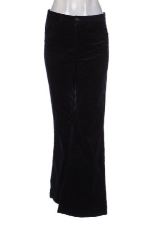 Pantaloni de velvet de femei H&M, Mărime M, Culoare Albastru, Preț 76,32 Lei