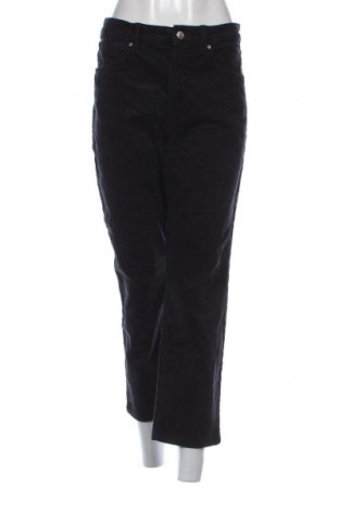 Pantaloni de velvet de femei H&M, Mărime XL, Culoare Negru, Preț 76,00 Lei