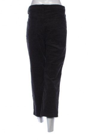Pantaloni de velvet de femei H&M, Mărime XL, Culoare Negru, Preț 76,00 Lei