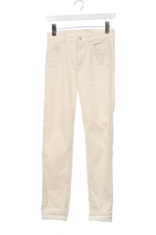Дамски джинси Massimo Dutti, Размер XS, Цвят Екрю, Цена 68,02 лв.