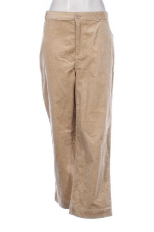 Damen Cordhose Monki, Größe XXL, Farbe Beige, Preis 26,83 €