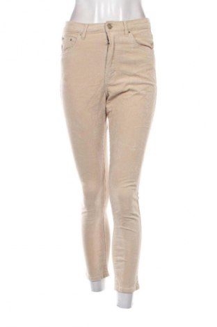 Damskie sztruksy Pull&Bear, Rozmiar S, Kolor Beżowy, Cena 46,99 zł