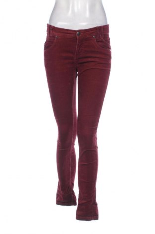 Pantaloni de velvet de femei Yessica, Mărime S, Culoare Roșu, Preț 76,00 Lei
