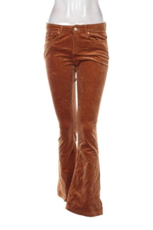 Дамски джинси Zara, Размер M, Цвят Кафяв, Цена 17,99 лв.