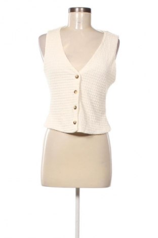Vestă de femei Zara, Mărime M, Culoare Ecru, Preț 104,99 Lei