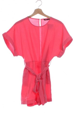 Kurzer Damenoverall Zara, Größe XS, Farbe Rosa, Preis 17,30 €