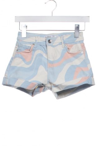 Damskie szorty Bershka, Rozmiar XXS, Kolor Kolorowy, Cena 43,68 zł